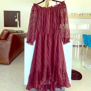 Nanette Nepore off the shoulder dress